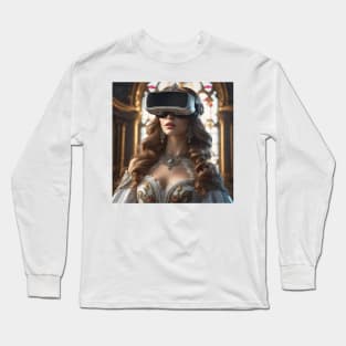 Baroque Lady VR Gamer Long Sleeve T-Shirt